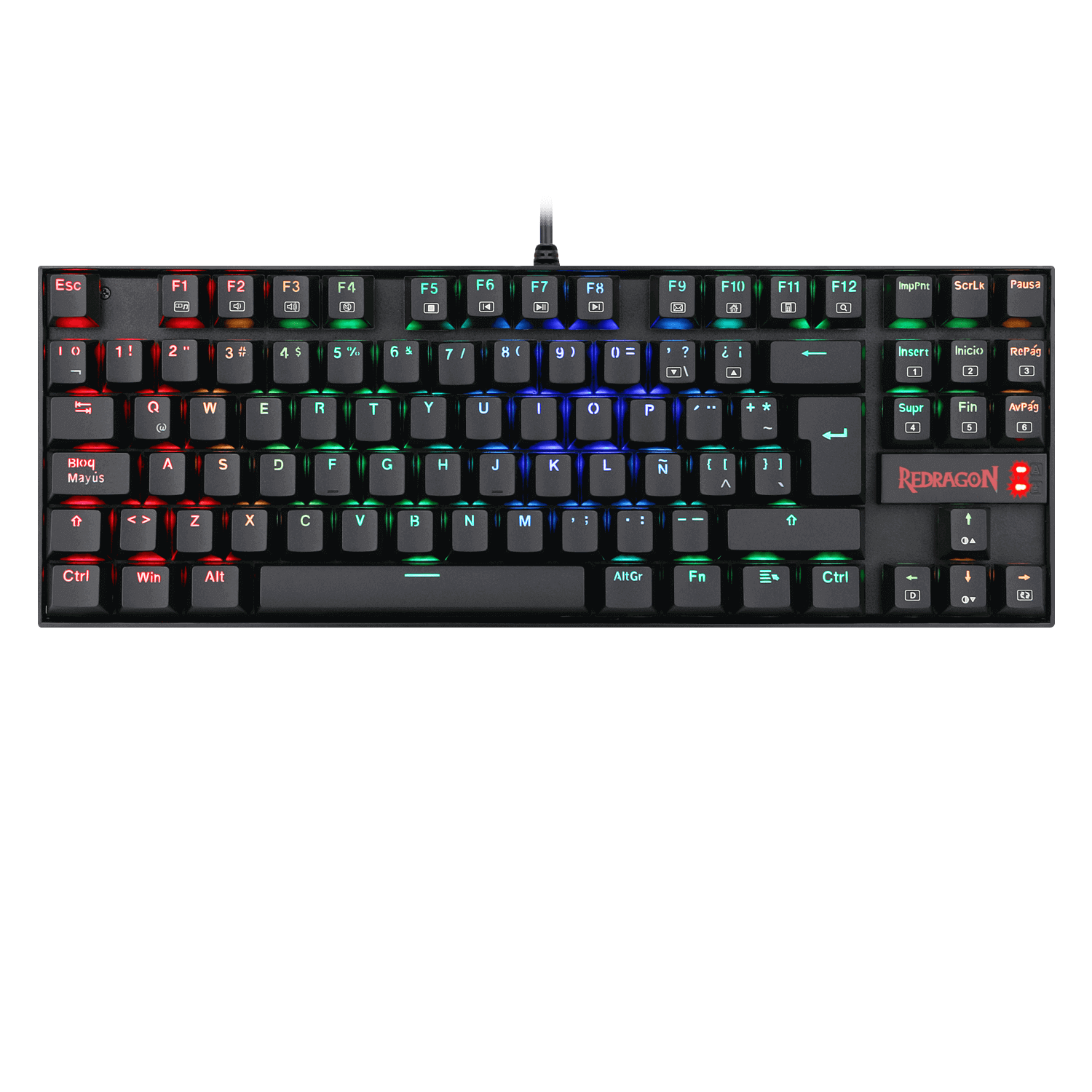 K552RGB_PNGWEB_1 Teclado Mecánico Redragon Kumara K552 RGB - Image 1